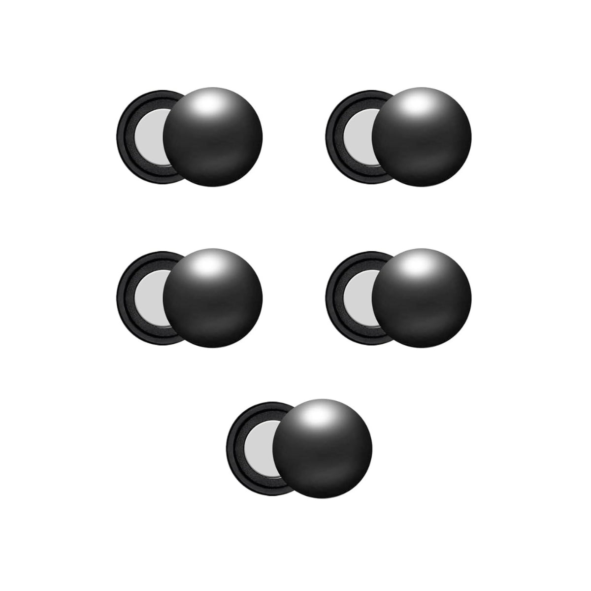 Magnetic Bib Holders for Dance Competition Numbers – Set of 5 Strong Magnets