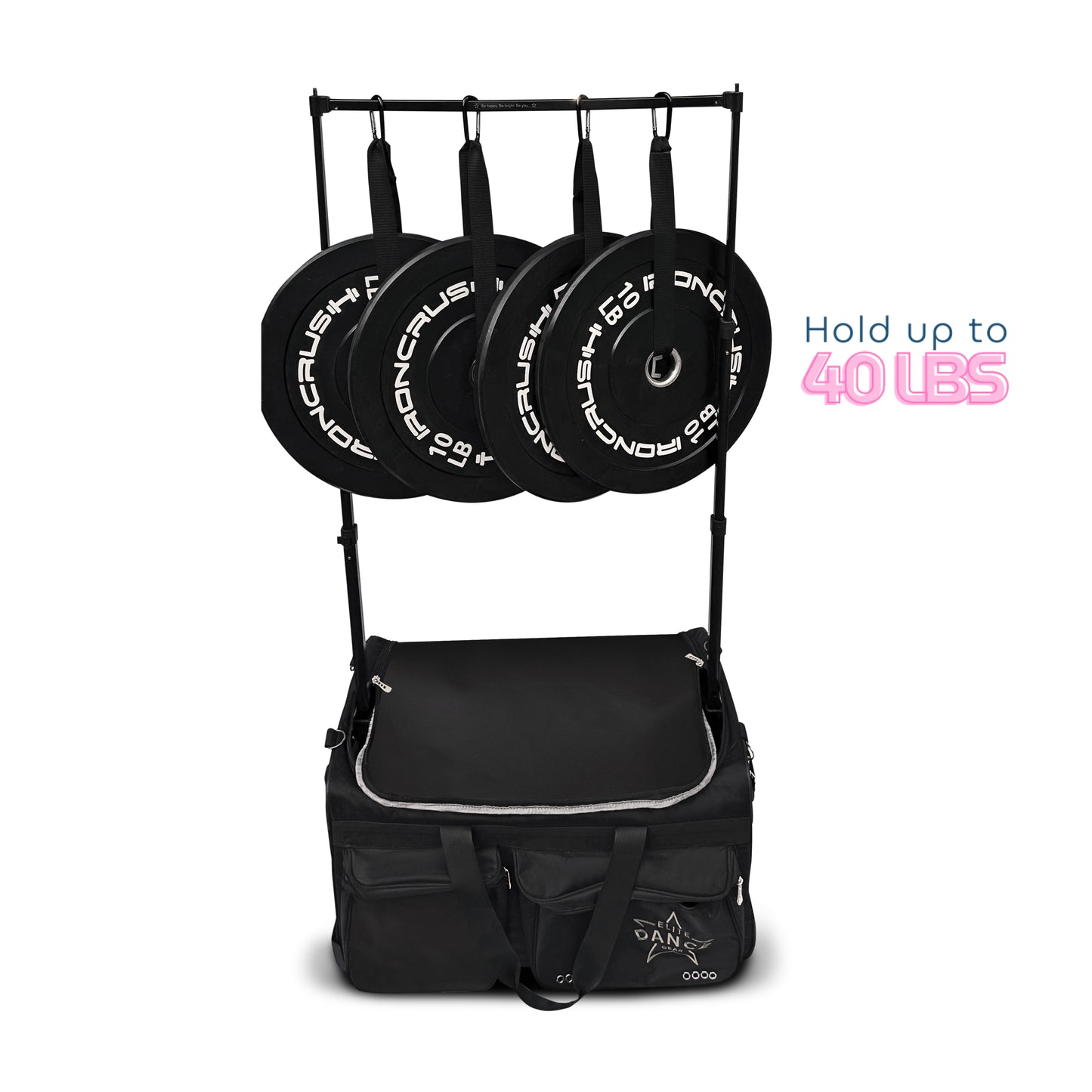 [Non-Foldable Reinforced Structure] "CostumeCruiser-CC2" 28-inch Wheeled Dance Duffel with Garment Rack