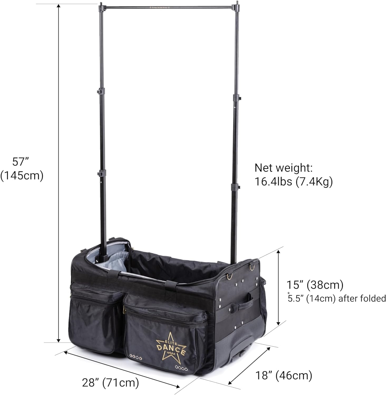 Dance duffel with rack on sale