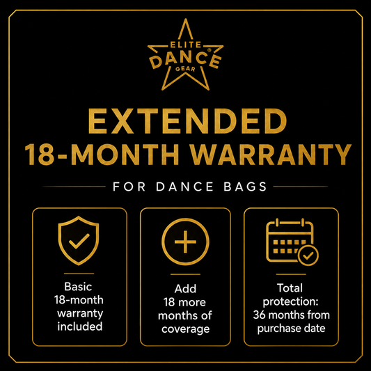 Extended 18-Month Warranty for Dance Bags with garment racks