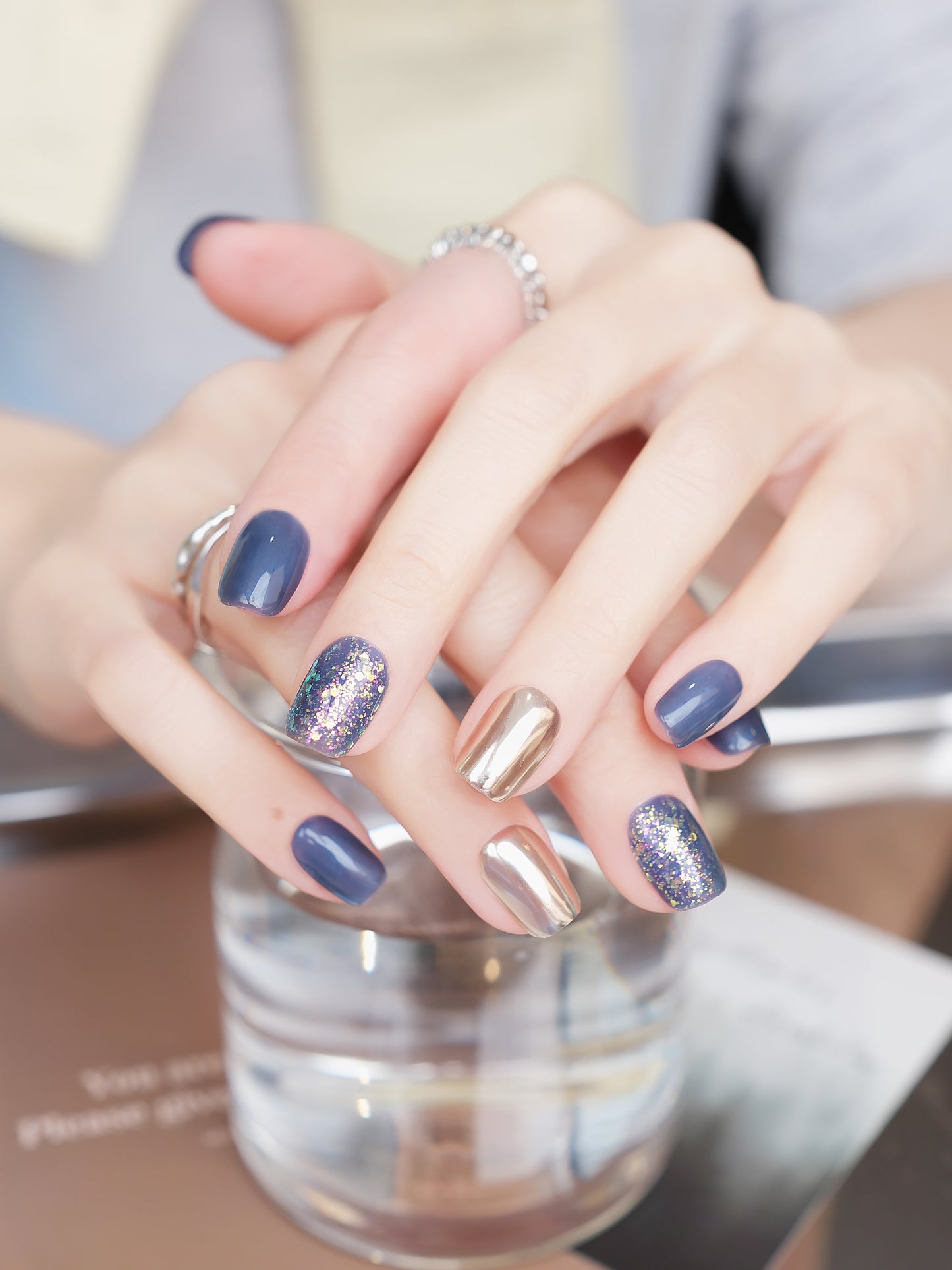 Dancers' Press On Nails– One-of-a-kind designs by professional nail artists: EB-103