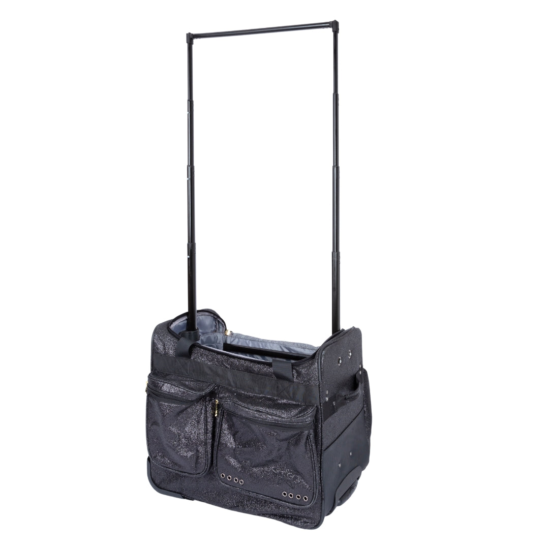 [Premium Glitter Fabrics] "EZRack" 20-inch Dance Duffel with Garment Rack