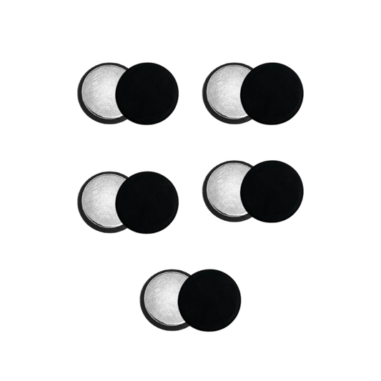 Disc Shape Magnetic Bib Holders for Dance Competition Numbers – Set of 5 Strong Magnets