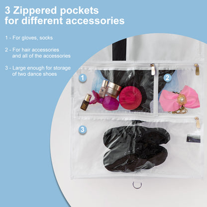 Dance Costume Garment Bag, Double Sided, 35" Cover - 2 Packs